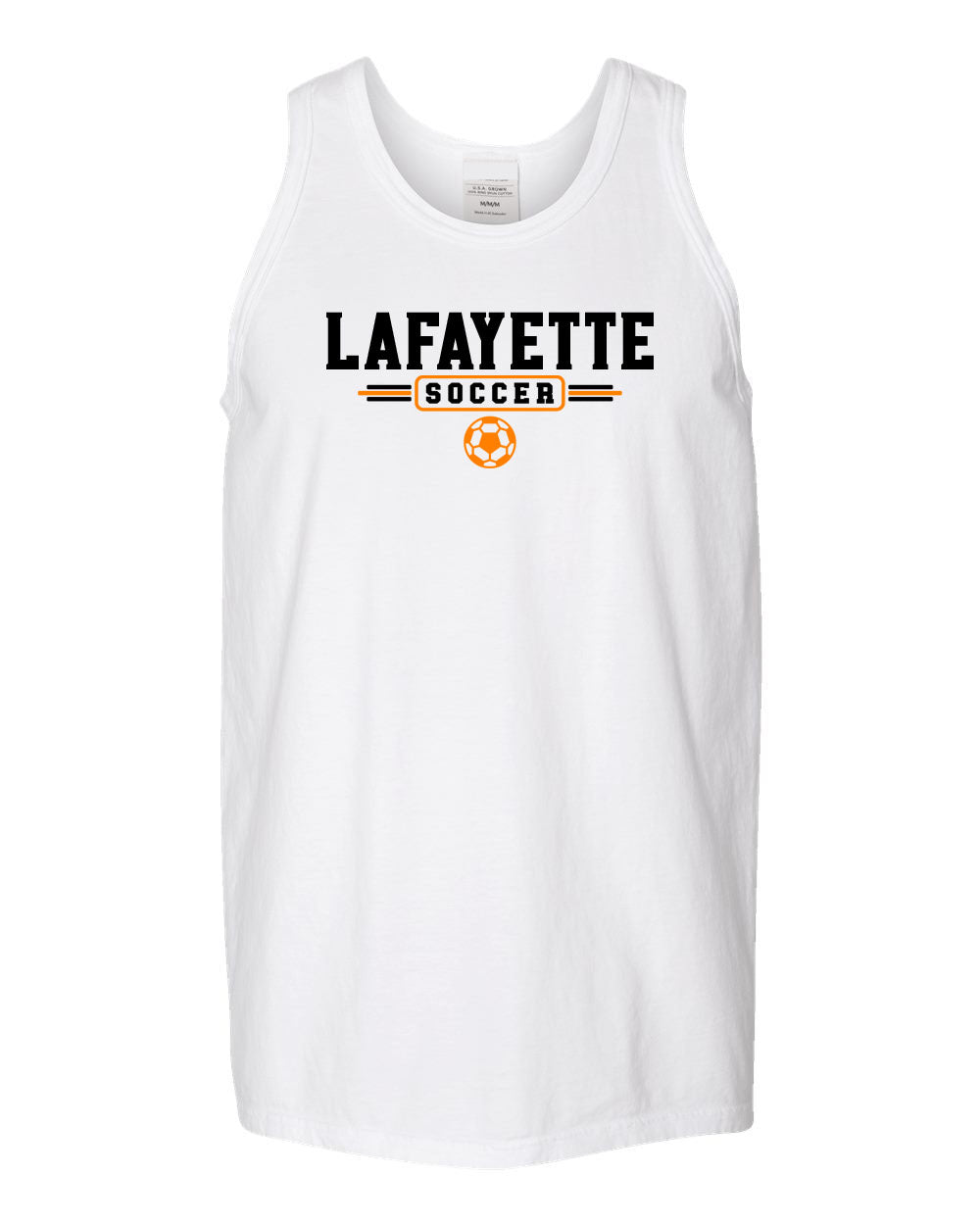 Lafayette Soccer Muscle Tank Top design 3