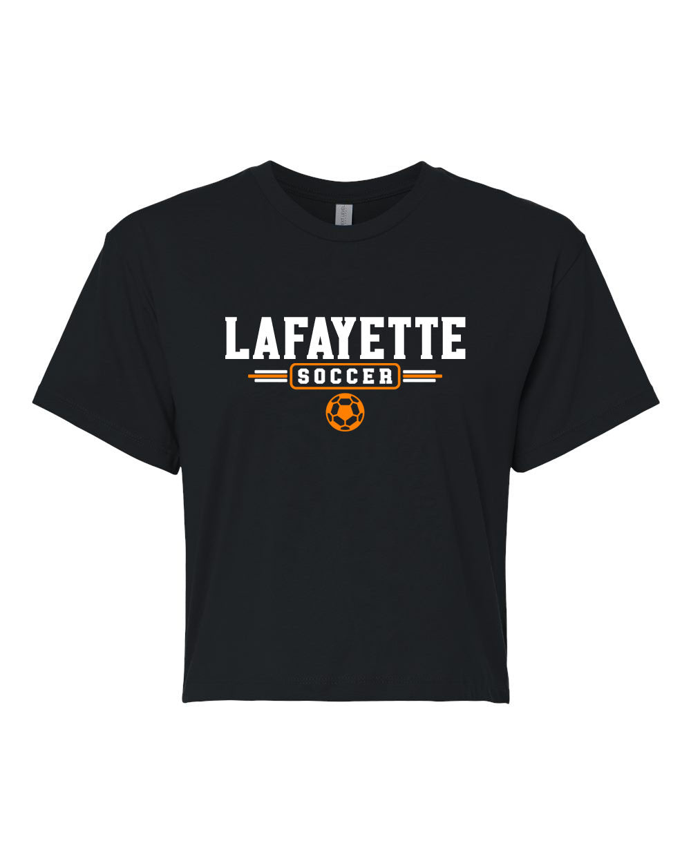 Lafayette Soccer Crop Top Design 3