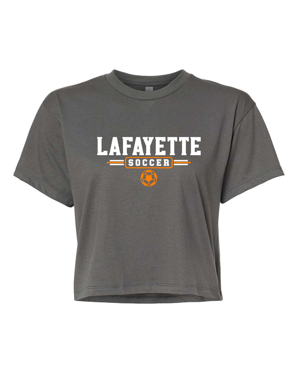 Lafayette Soccer Crop Top Design 3
