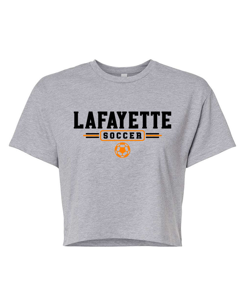 Lafayette Soccer Crop Top Design 3