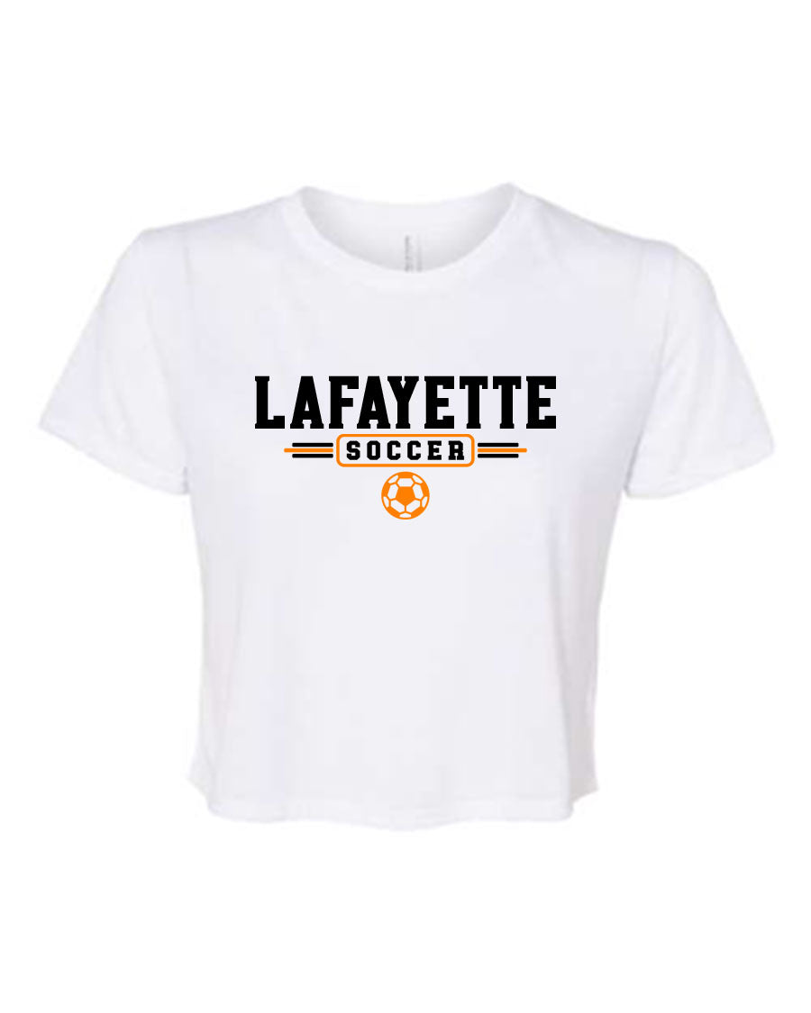 Lafayette Soccer Crop Top Design 3