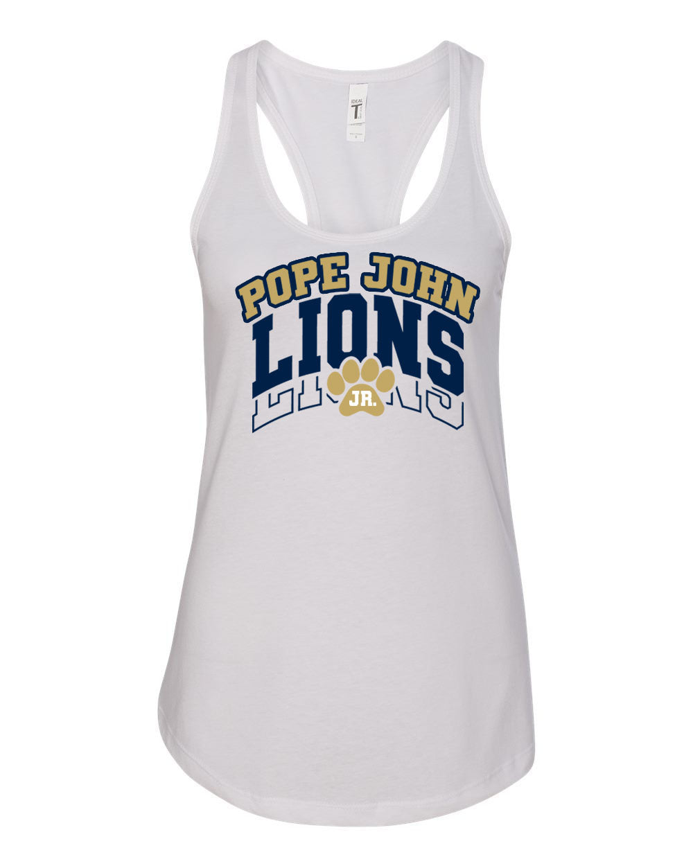 Lions Cheer Design 1 Racerback Tank Top