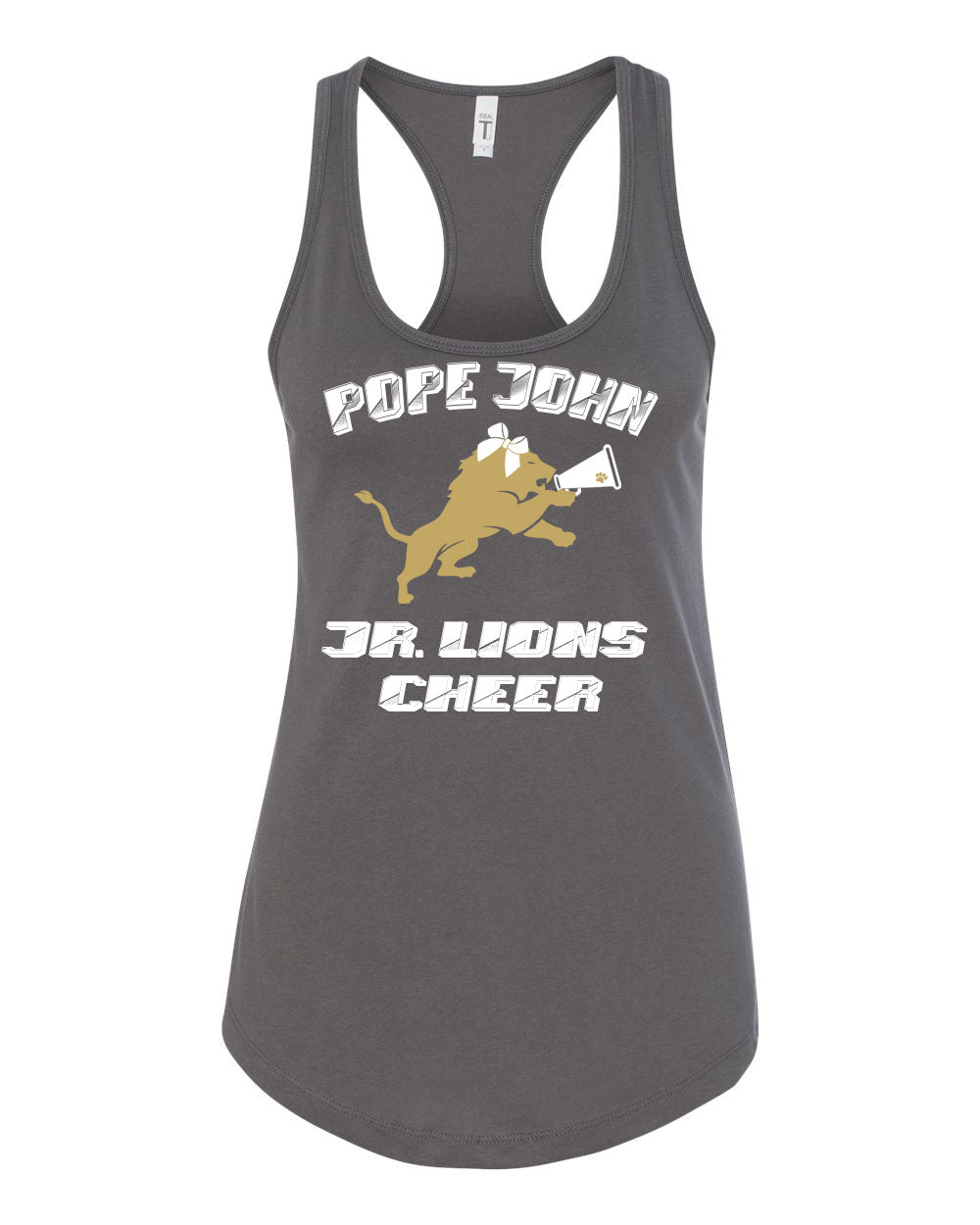 Lions Cheer Design 3 Racerback Tank Top