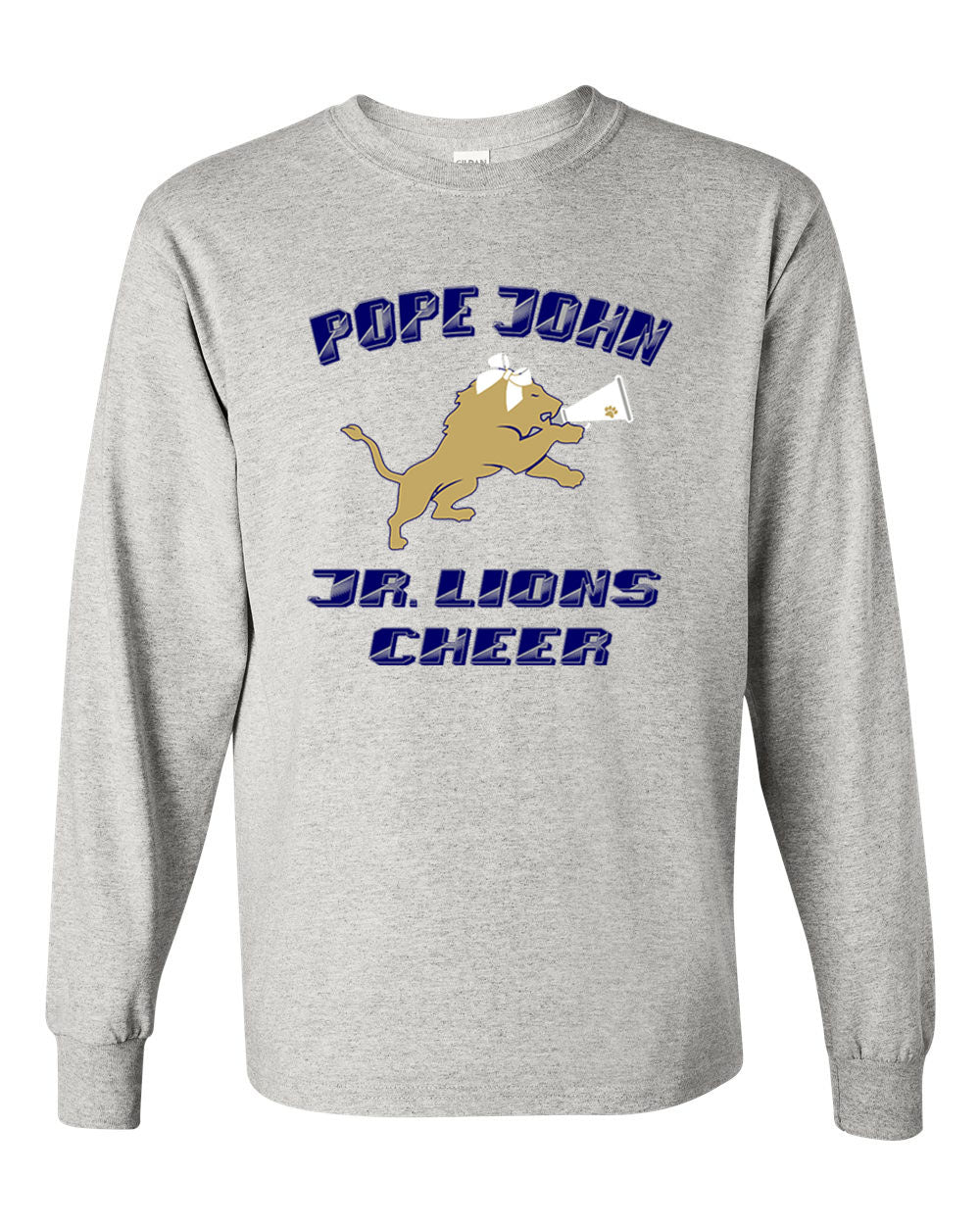 Lions Cheer Design 3 Long Sleeve Shirt