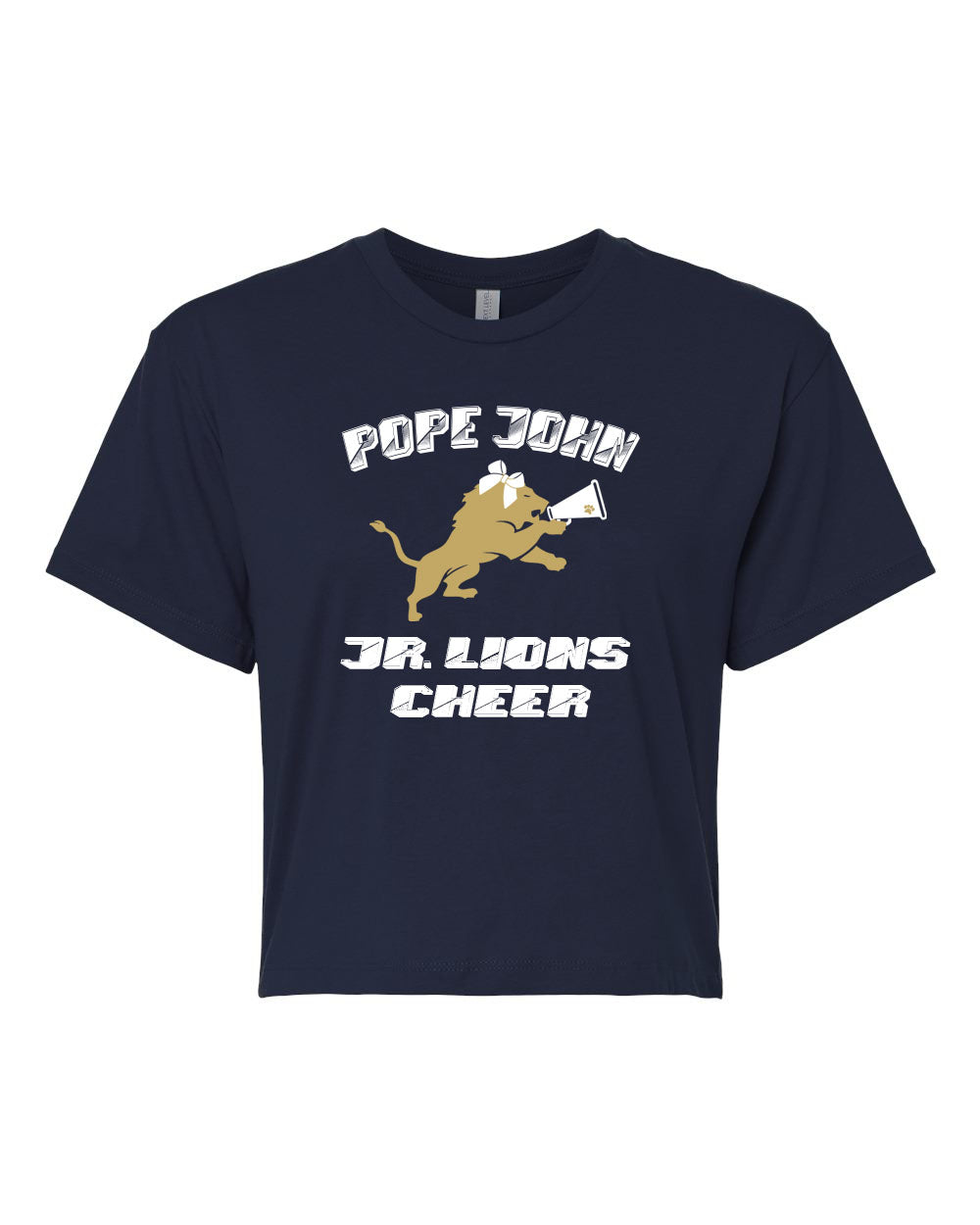 Lions Cheer Design 3 Crop Top