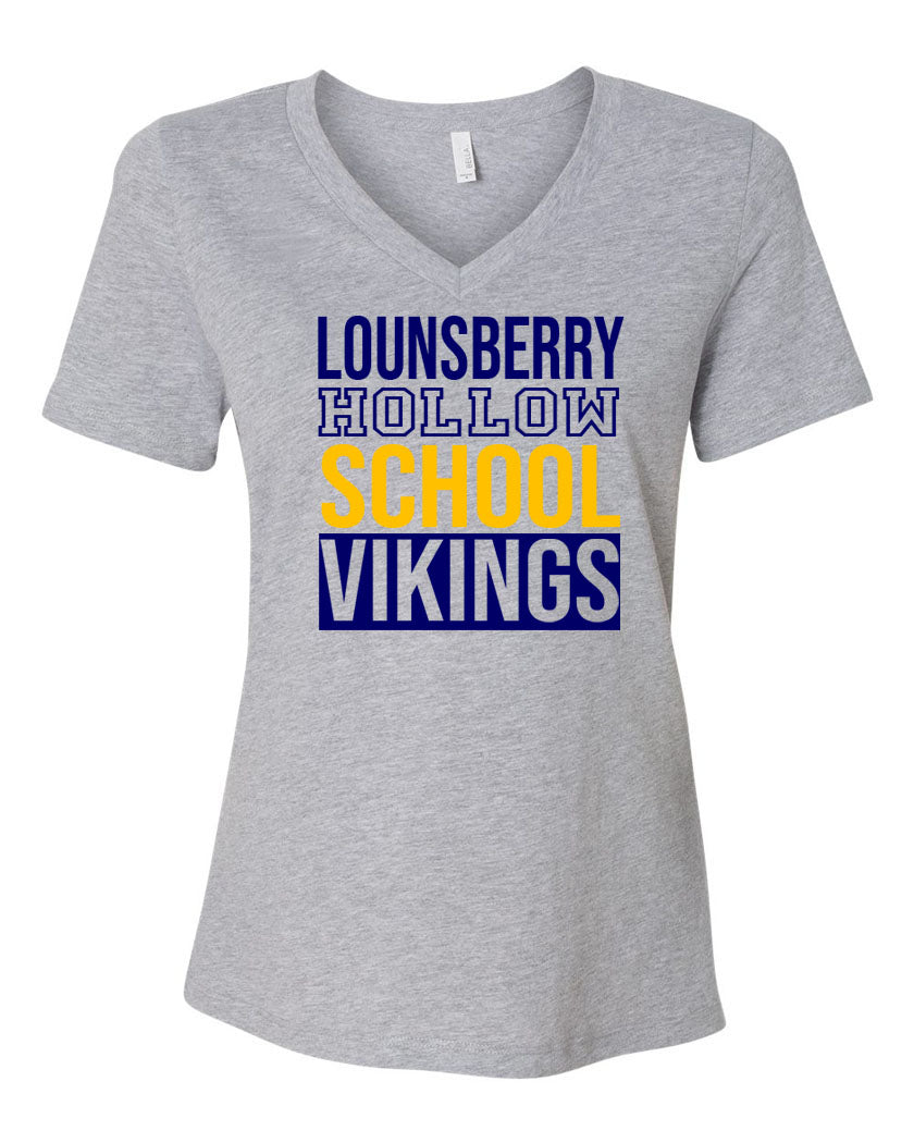 Lounsberry Hollow V-neck T-shirt Design 1