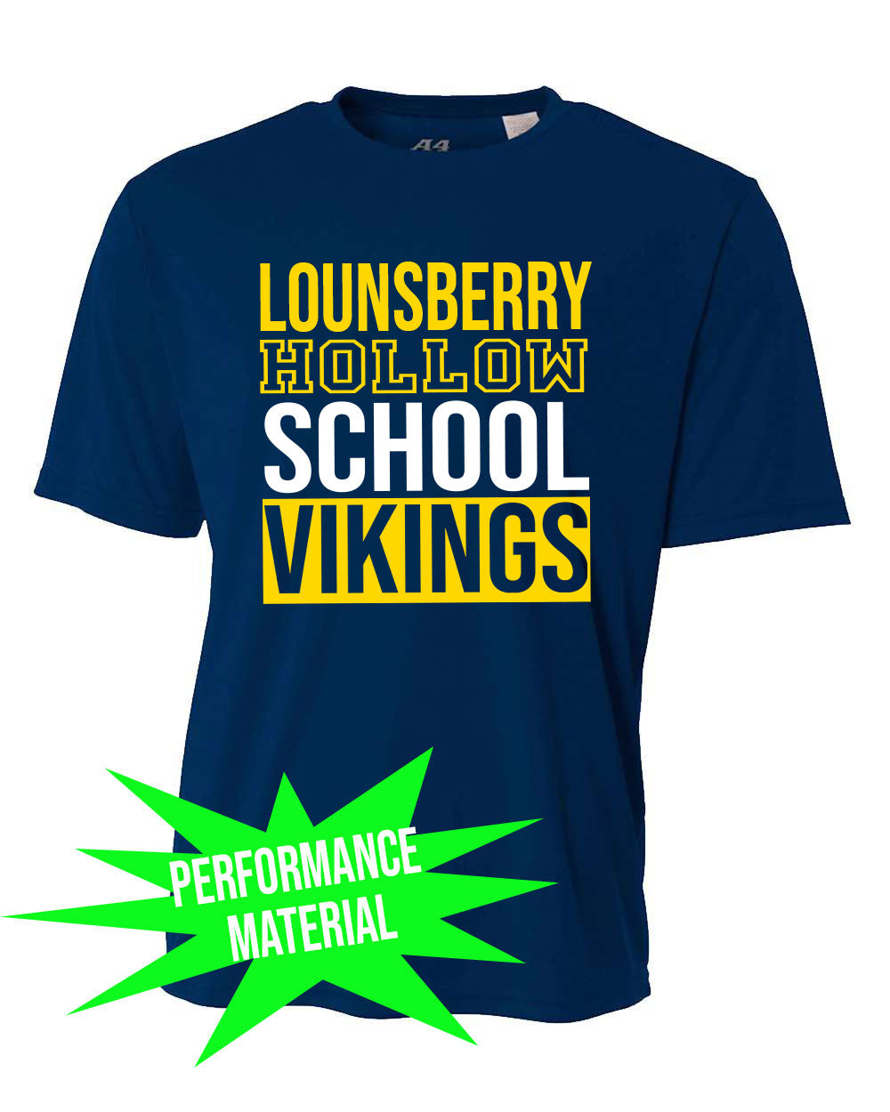 Lounsberry Hollow Performance Material T-Shirt Design 1