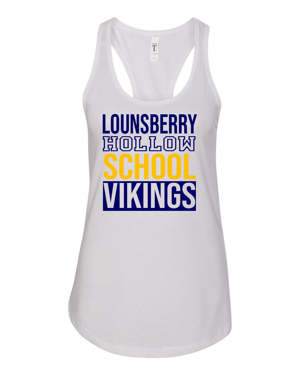 Lounsberry Hollow Racerback Tank Top Design 1