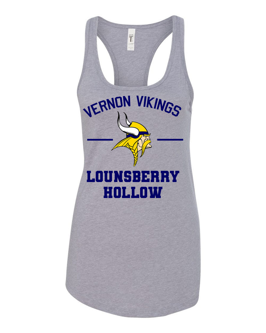 Lounsberry Hollow Racerback Tank Top Design 2