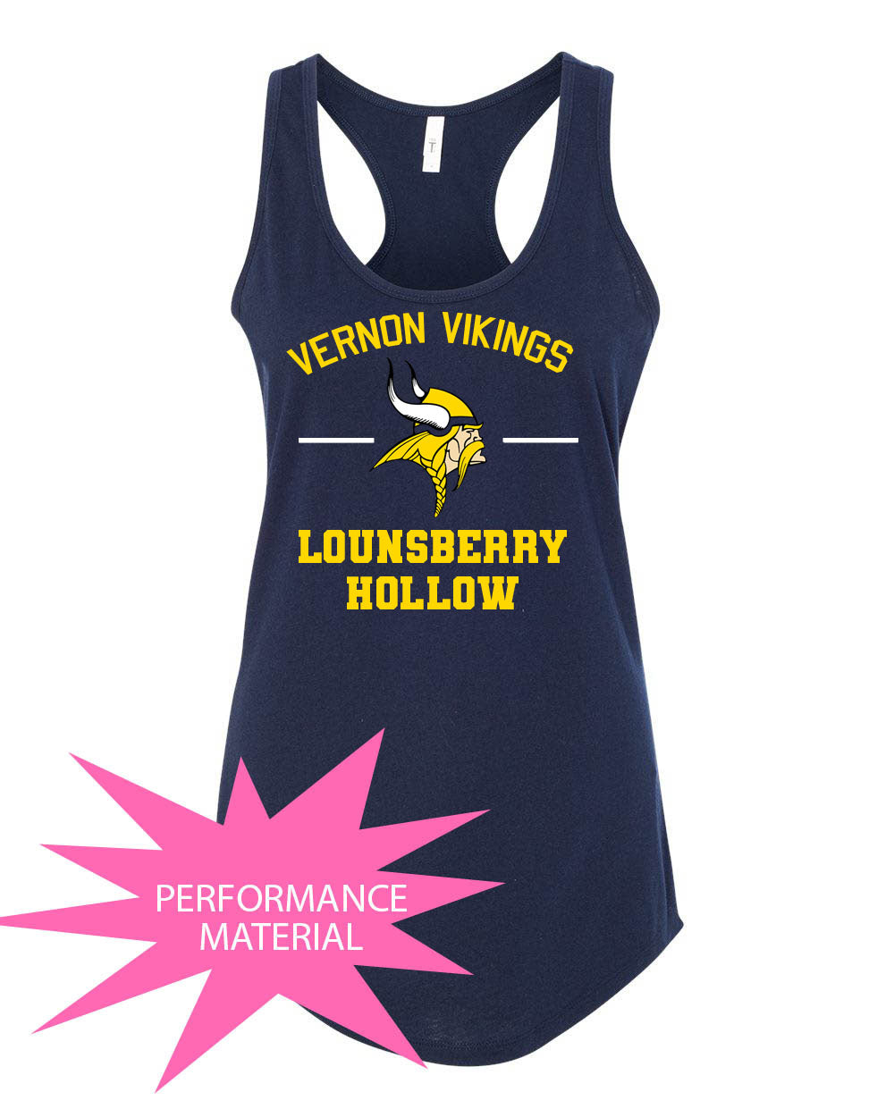 Lounsberry Hollow Design 2 Performance Racerback Tank Top