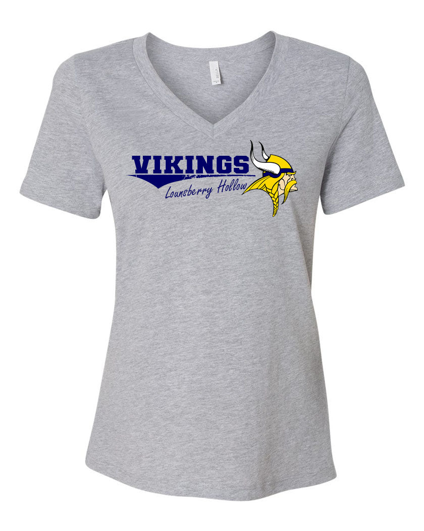 Lounsberry Hollow V-neck T-shirt Design 3