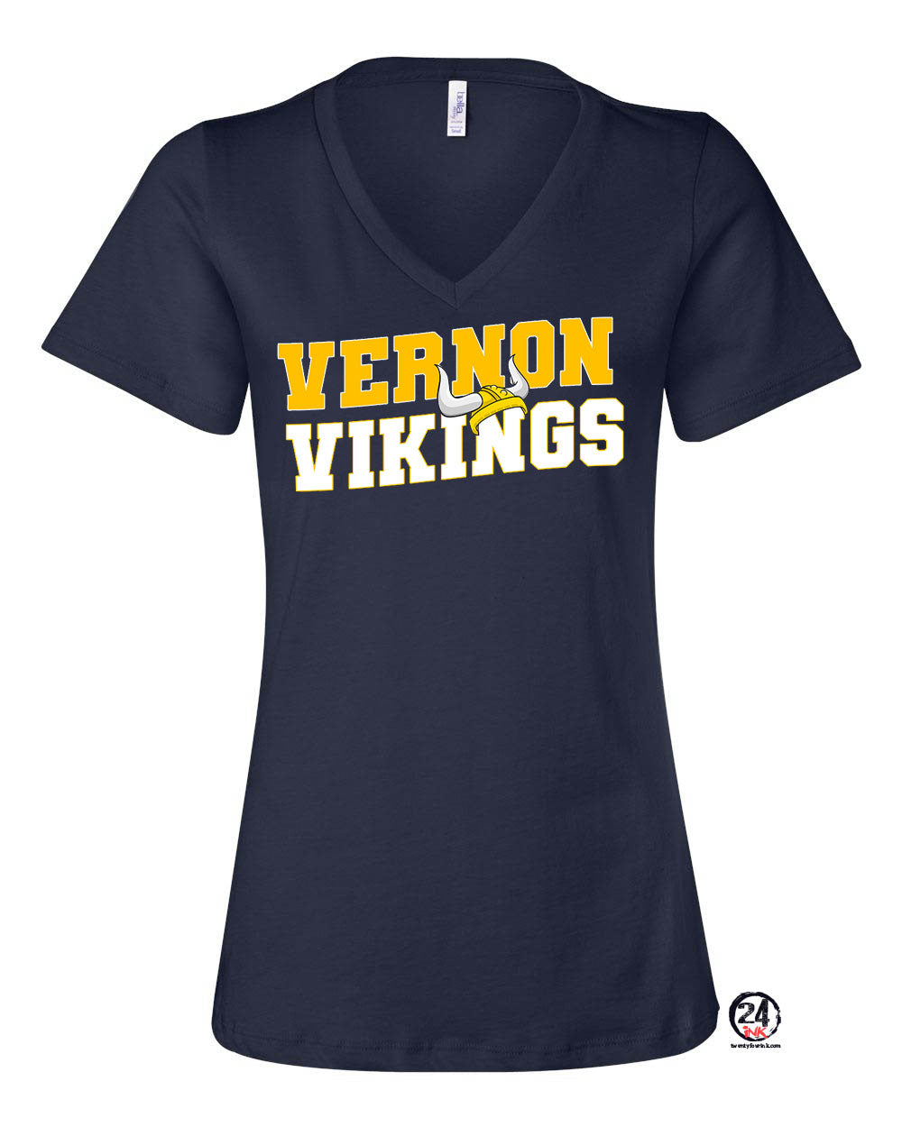 Lounsberry Hollow V-neck T-shirt Design 4