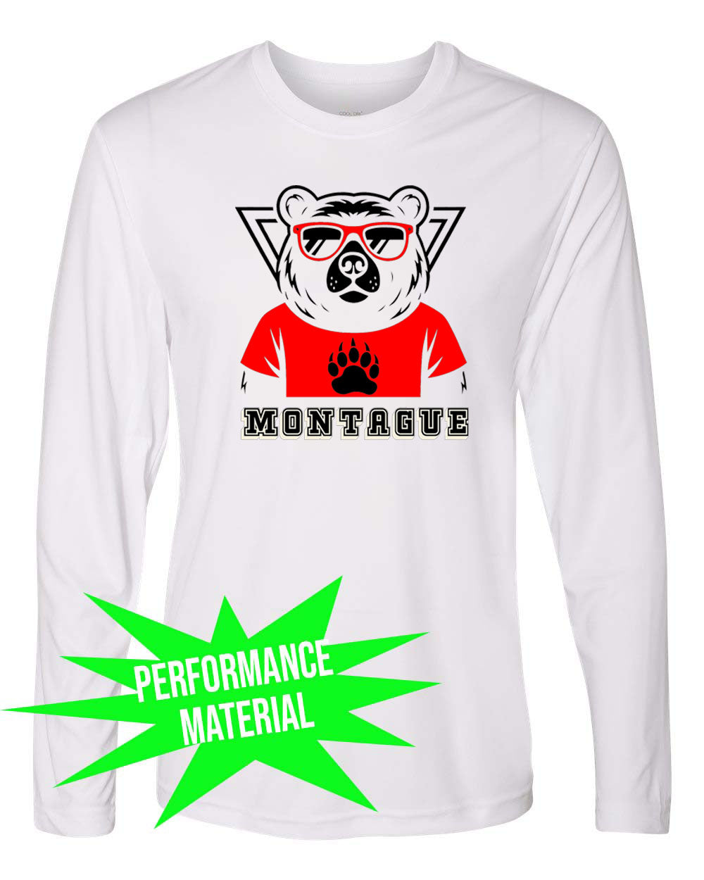 Montague Performance Material Long Sleeve Shirt Design 10