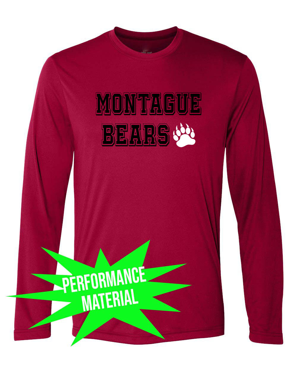 Montague Performance Material Design 6 Long Sleeve Shirt