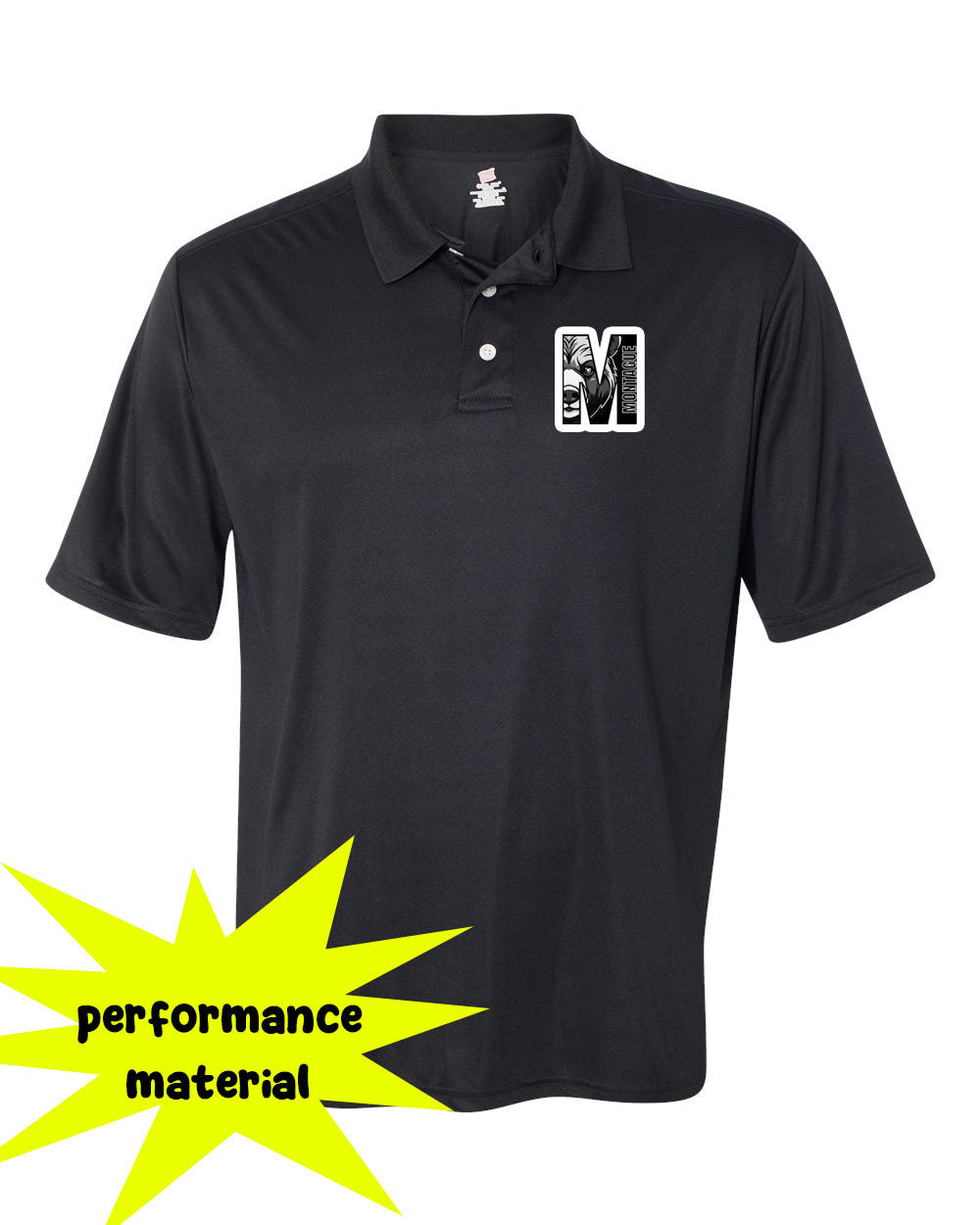 Montague Design 9 Performance Material Polo T-Shirt