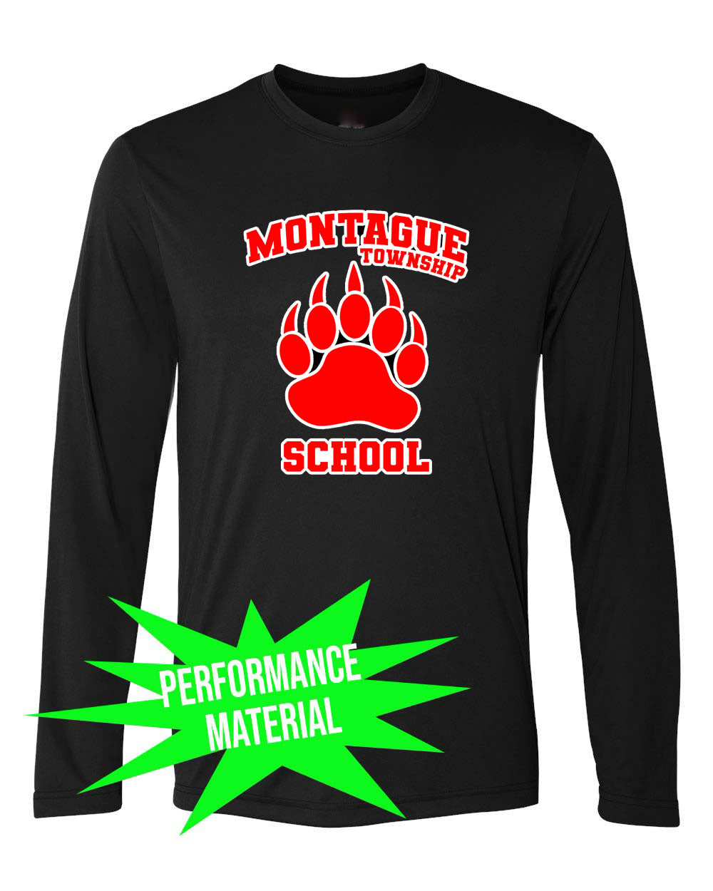 Montague Performance Material Design 2 Long Sleeve Shirt