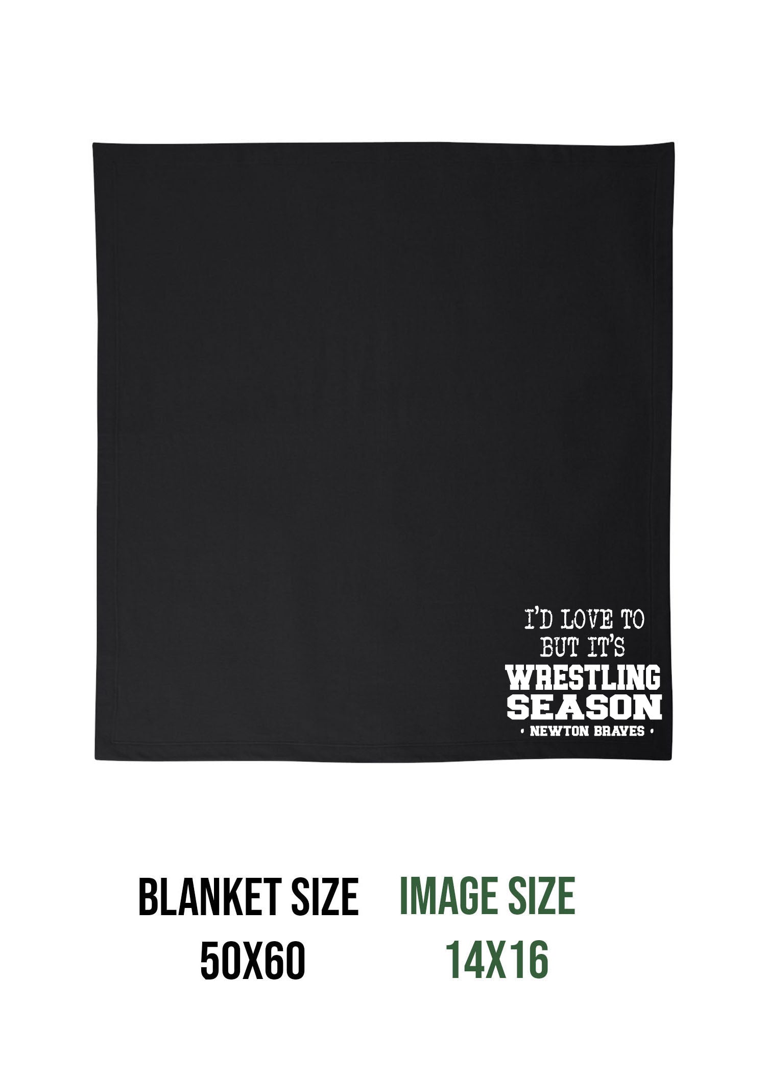 Newton Wrestling Design 10 Blanket
