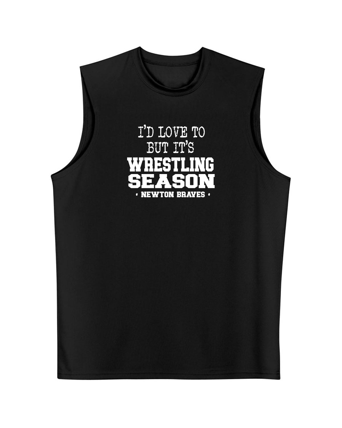 Newton Wrestling Men's Performance Tank Top Design 10
