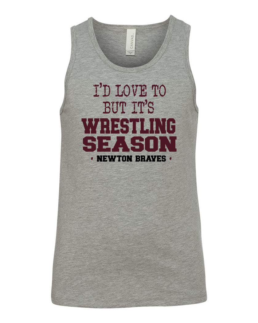 Newton Wrestling design 10 Muscle Tank Top