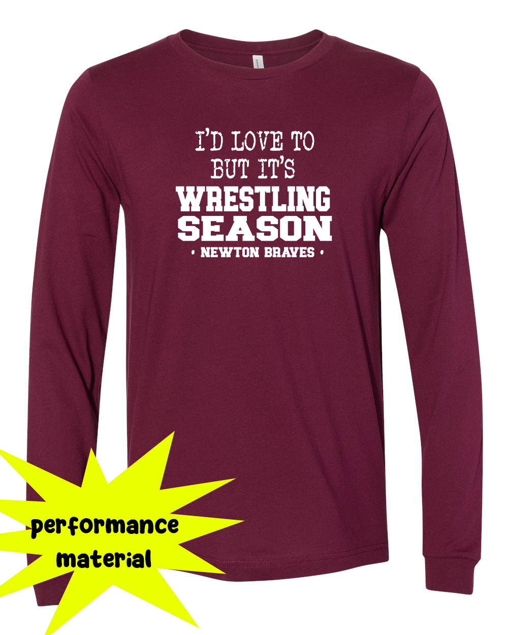 Newton Wrestling Performance Material Design 10 Long Sleeve Shirt
