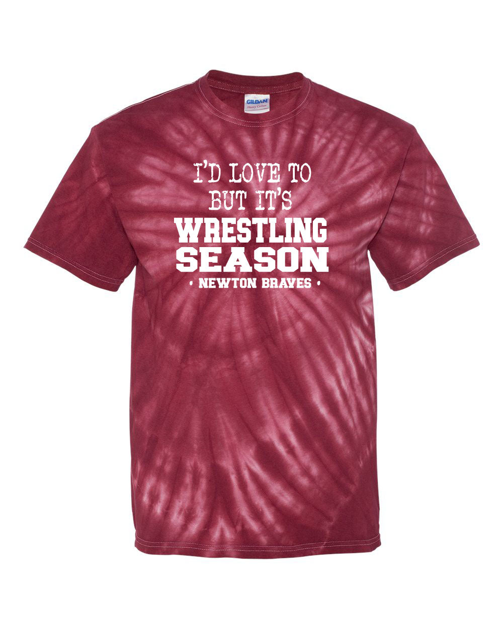 Newton Wrestling Tie Dye t-shirt Design 10
