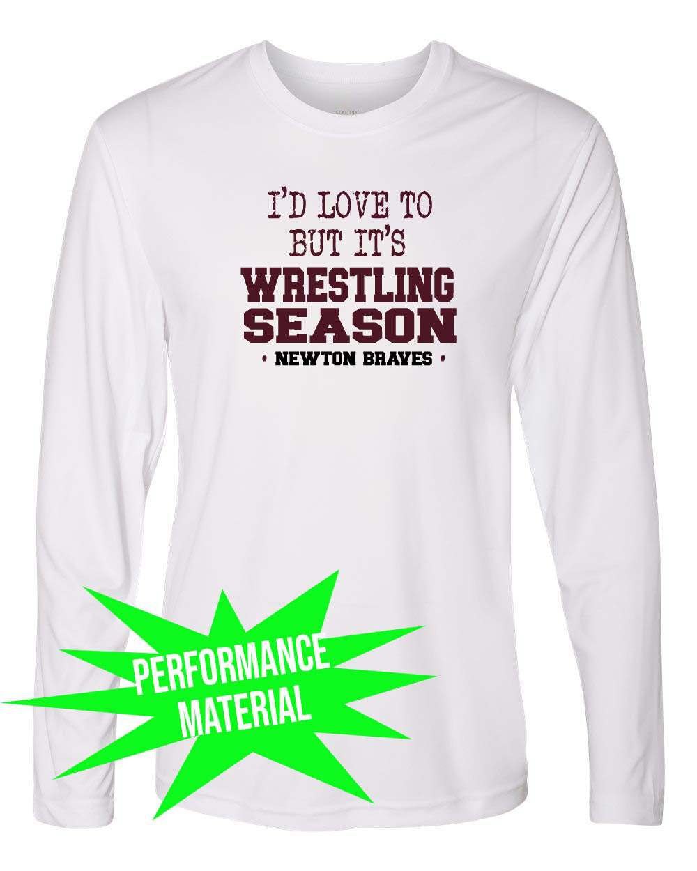 Newton Wrestling Performance Material Design 10 Long Sleeve Shirt