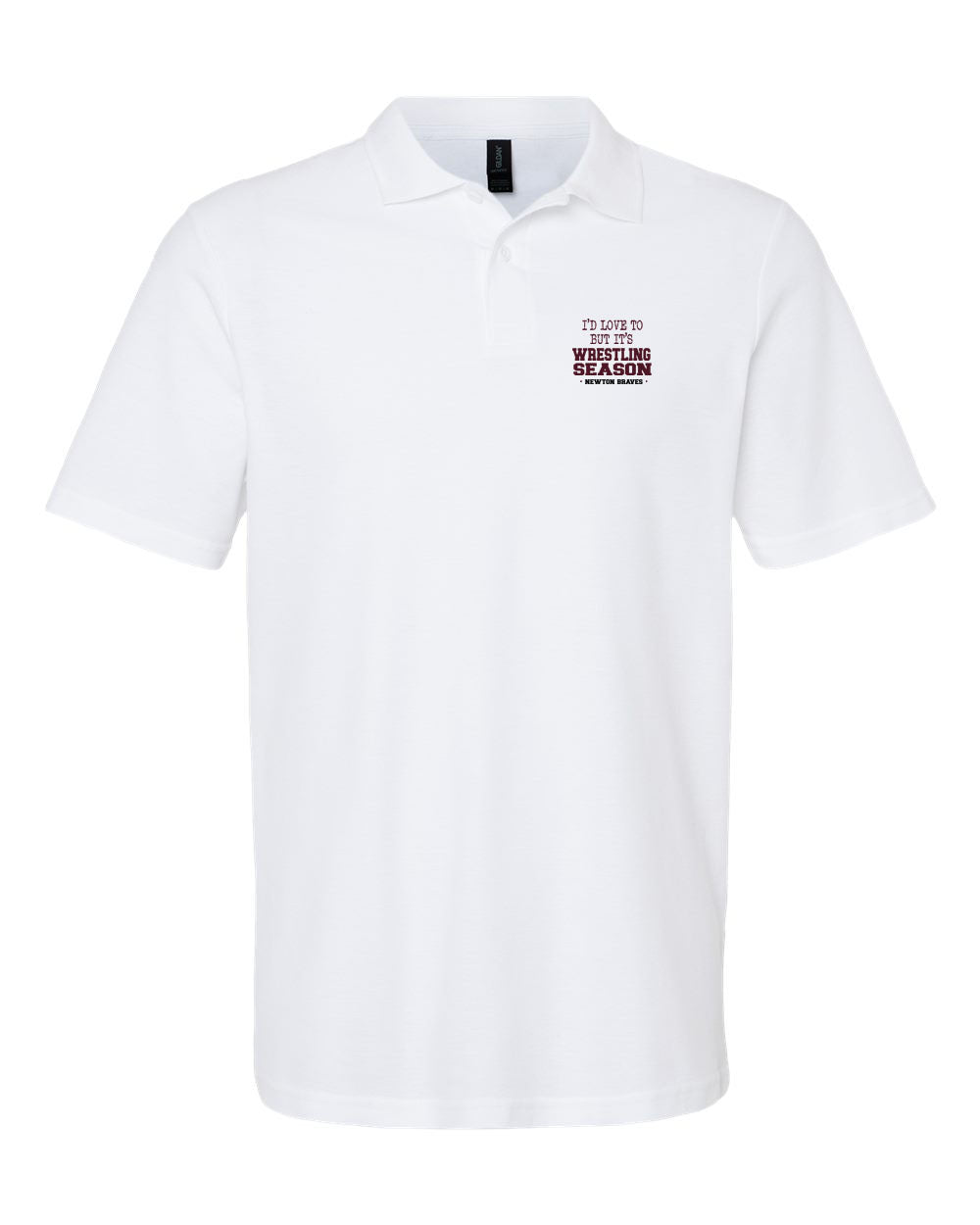 Newton Wrestling Polo T-Shirt Design 10