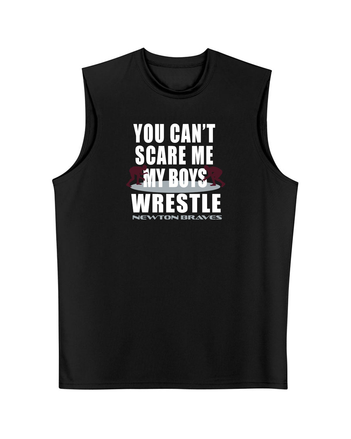 Newton Wrestling Men's Performance Tank Top Design 11