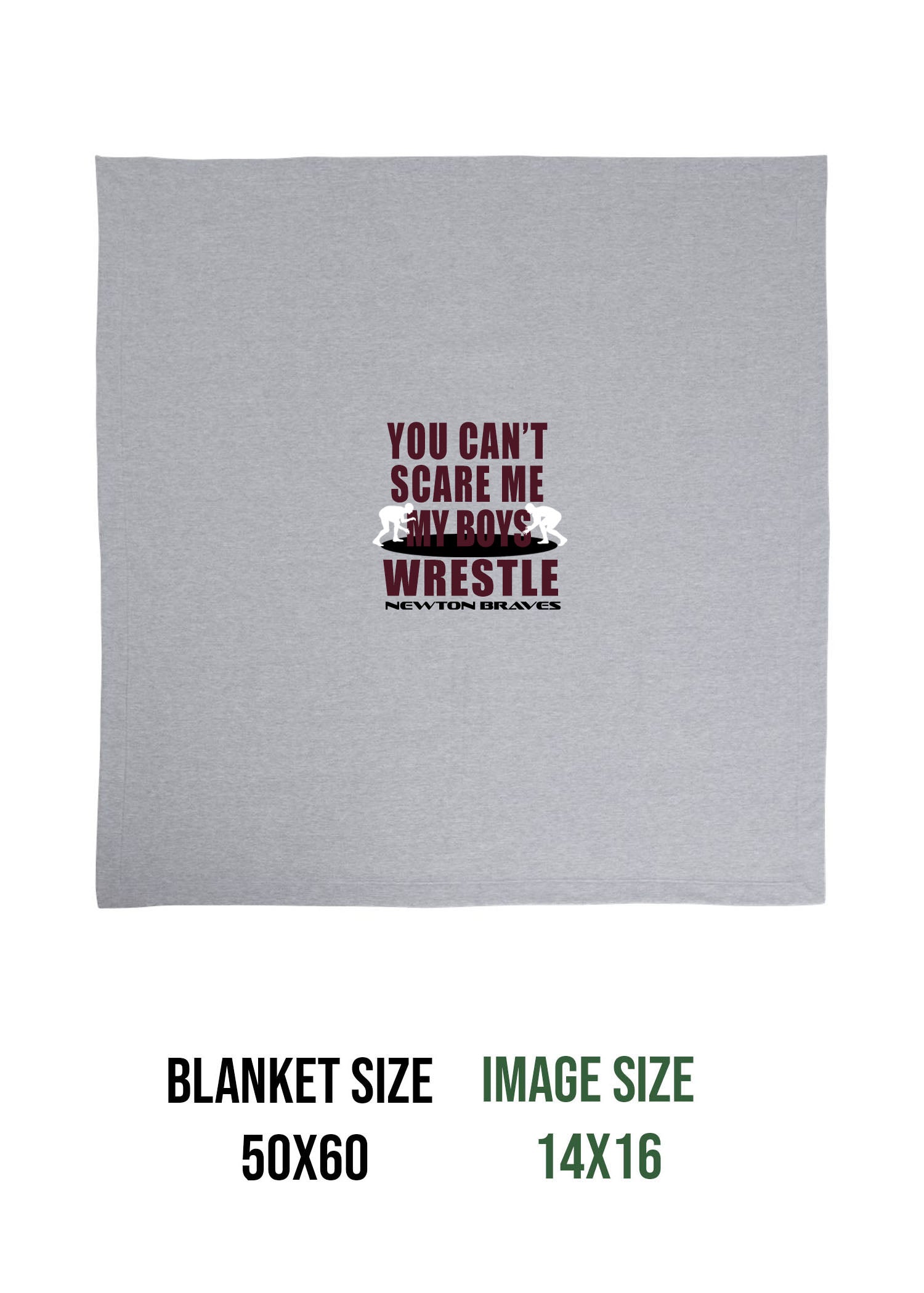Newton Wrestling Design 11 Blanket