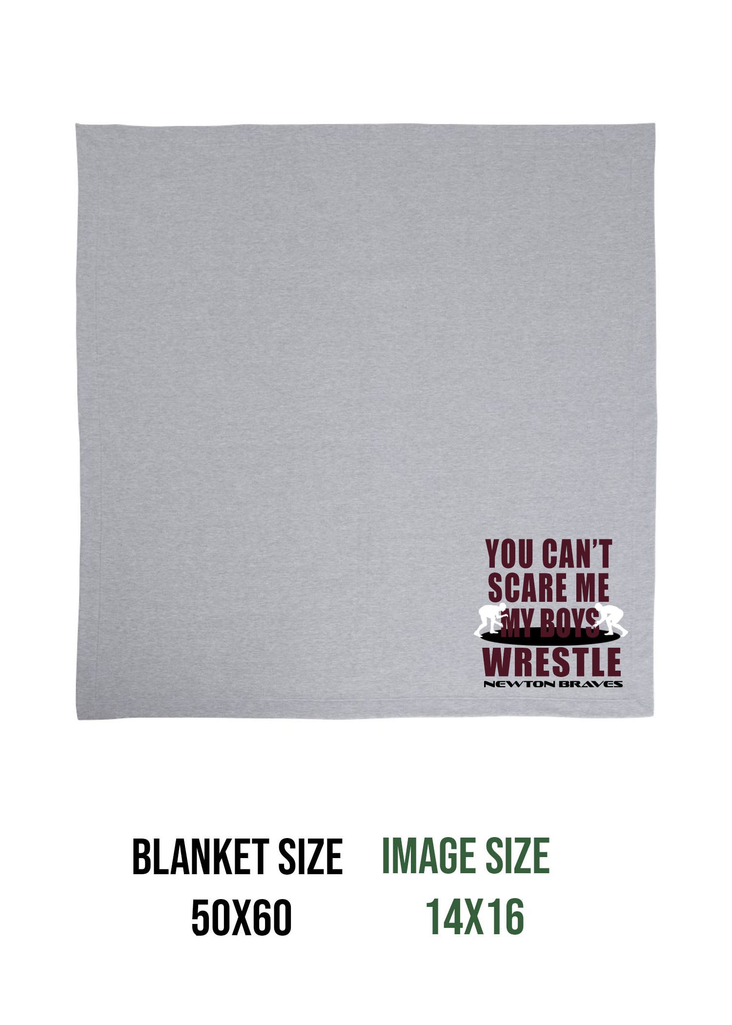 Newton Wrestling Design 11 Blanket