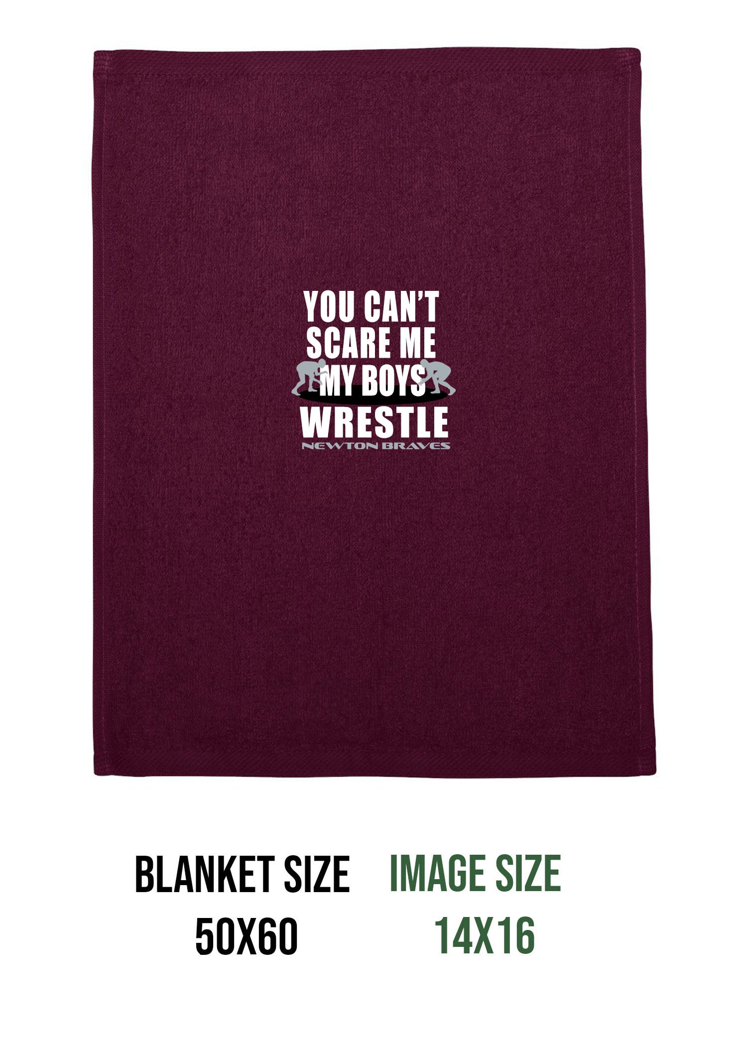Newton Wrestling Design 11 Blanket