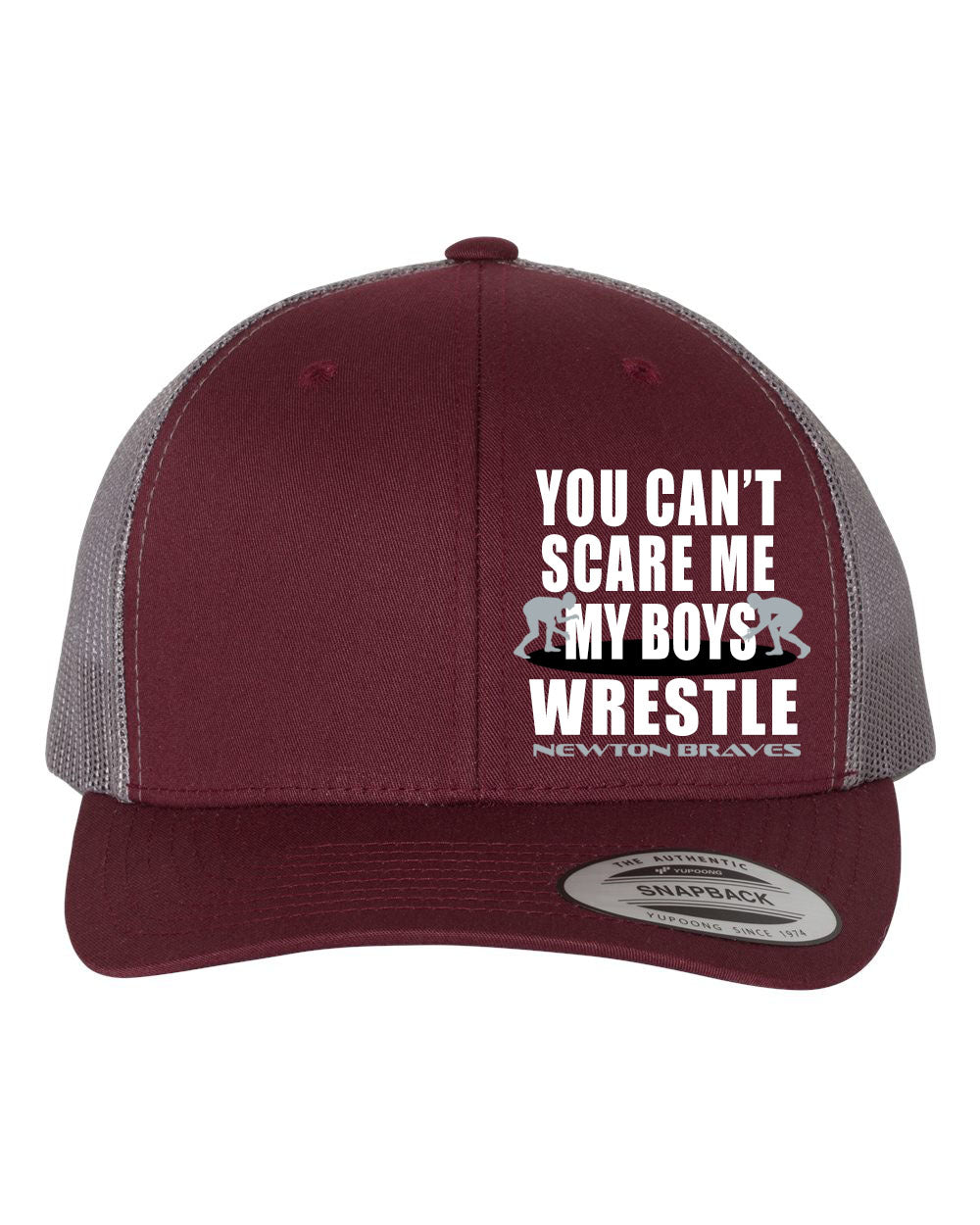 Newton Wrestling Design 11 Trucker Hat