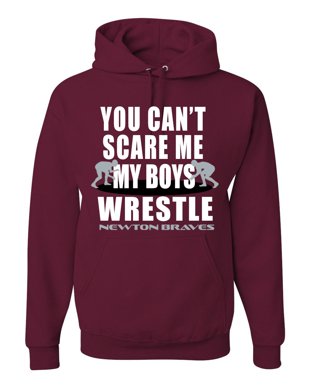Newton Wrestling Design 11 Hooded Sweatshirt