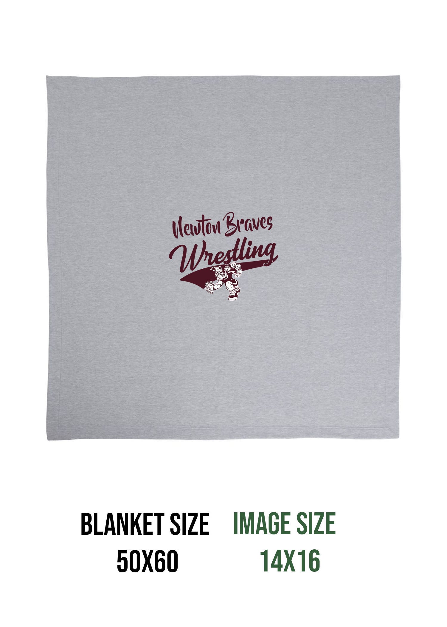 Newton Wrestling Design 7 Blanket