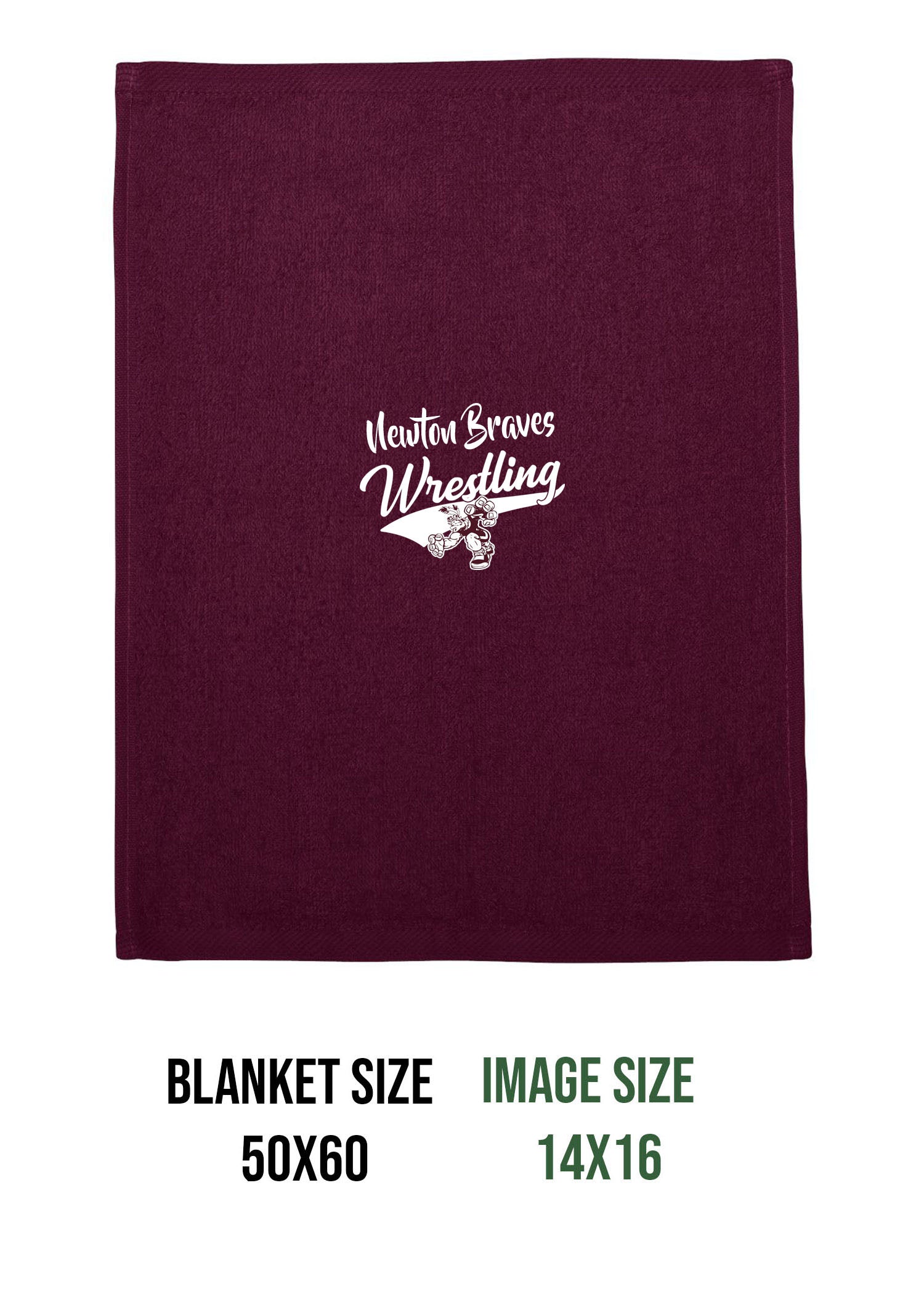 Newton Wrestling Design 7 Blanket