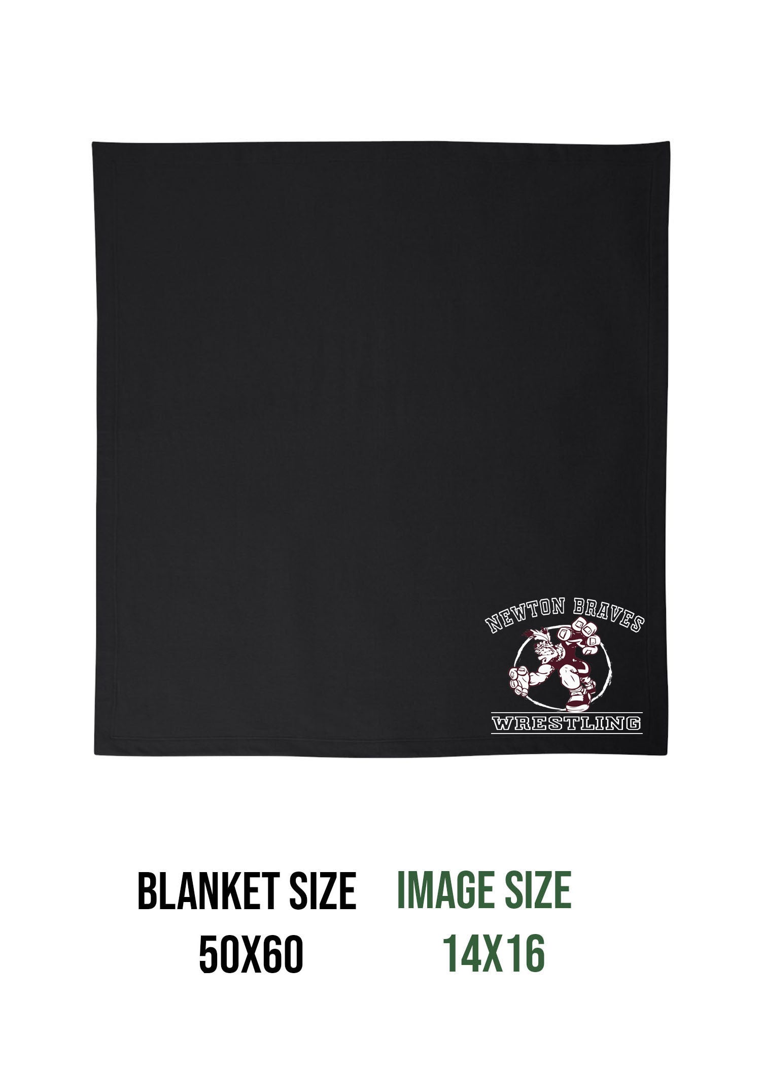 Newton Wrestling Design 8 Blanket