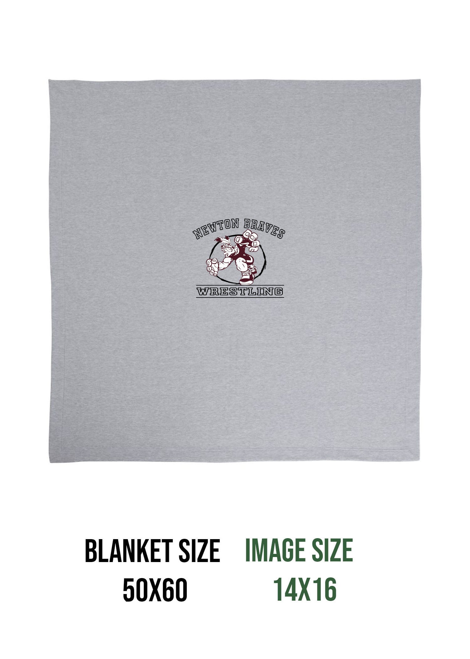 Newton Wrestling Design 8 Blanket