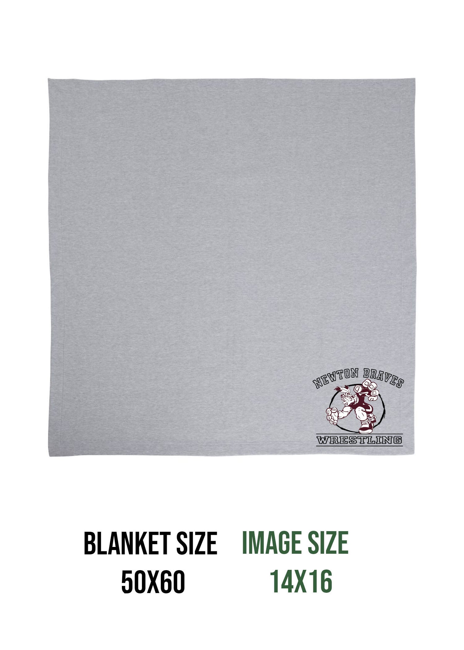Newton Wrestling Design 8 Blanket