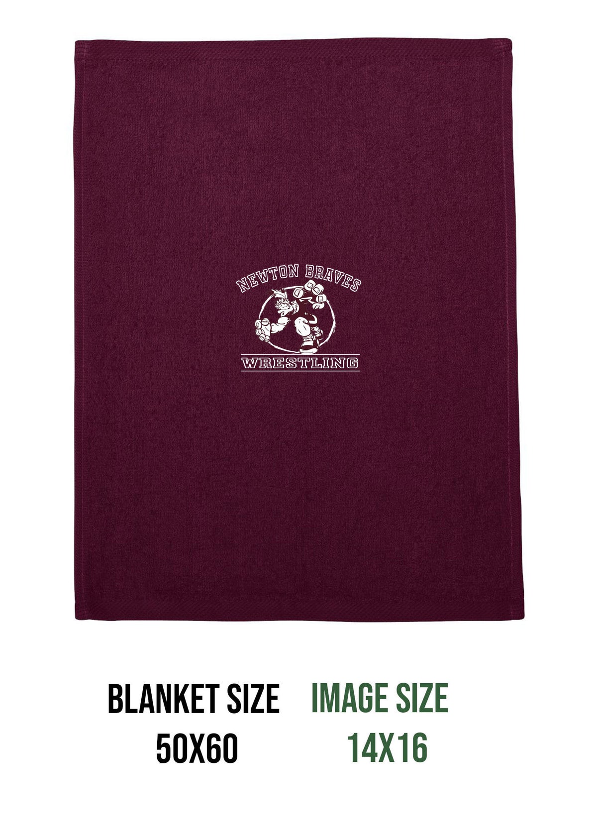 Newton Wrestling Design 8 Blanket