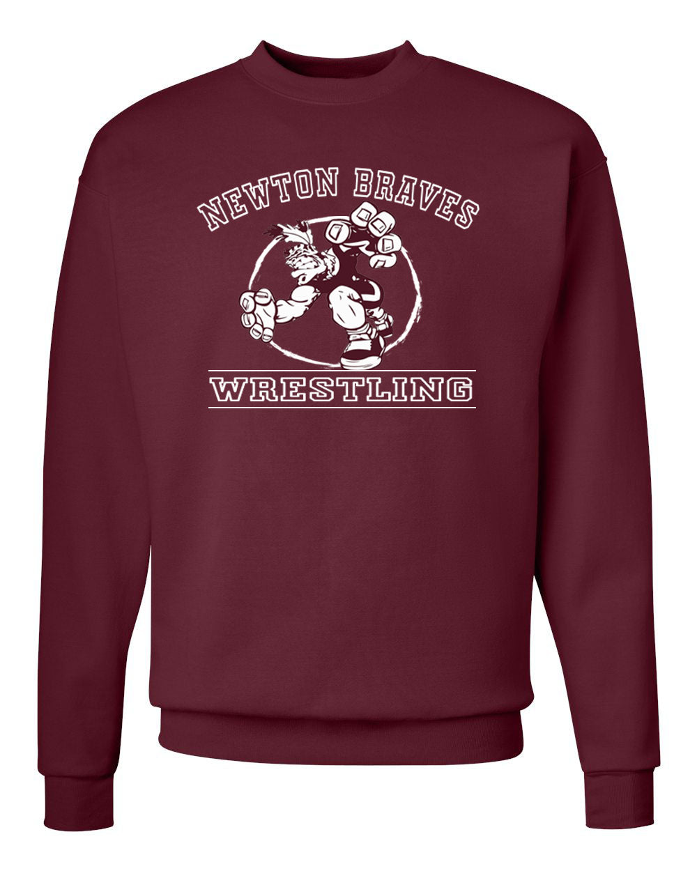 Newton Wrestling Design 8 non hooded sweatshirt