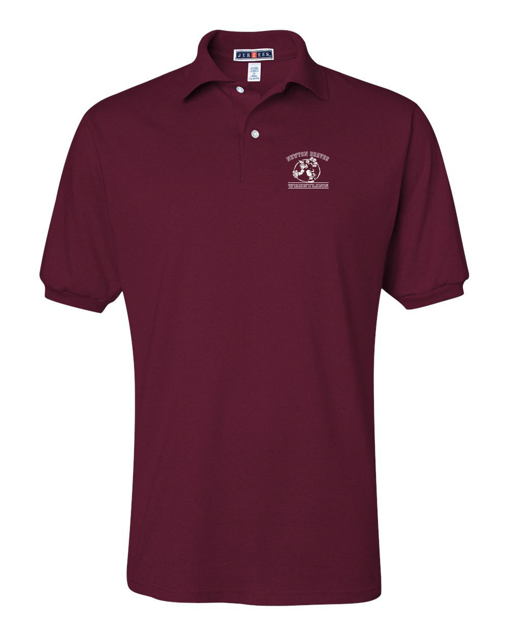 Newton Wrestling Polo T-Shirt Design 8