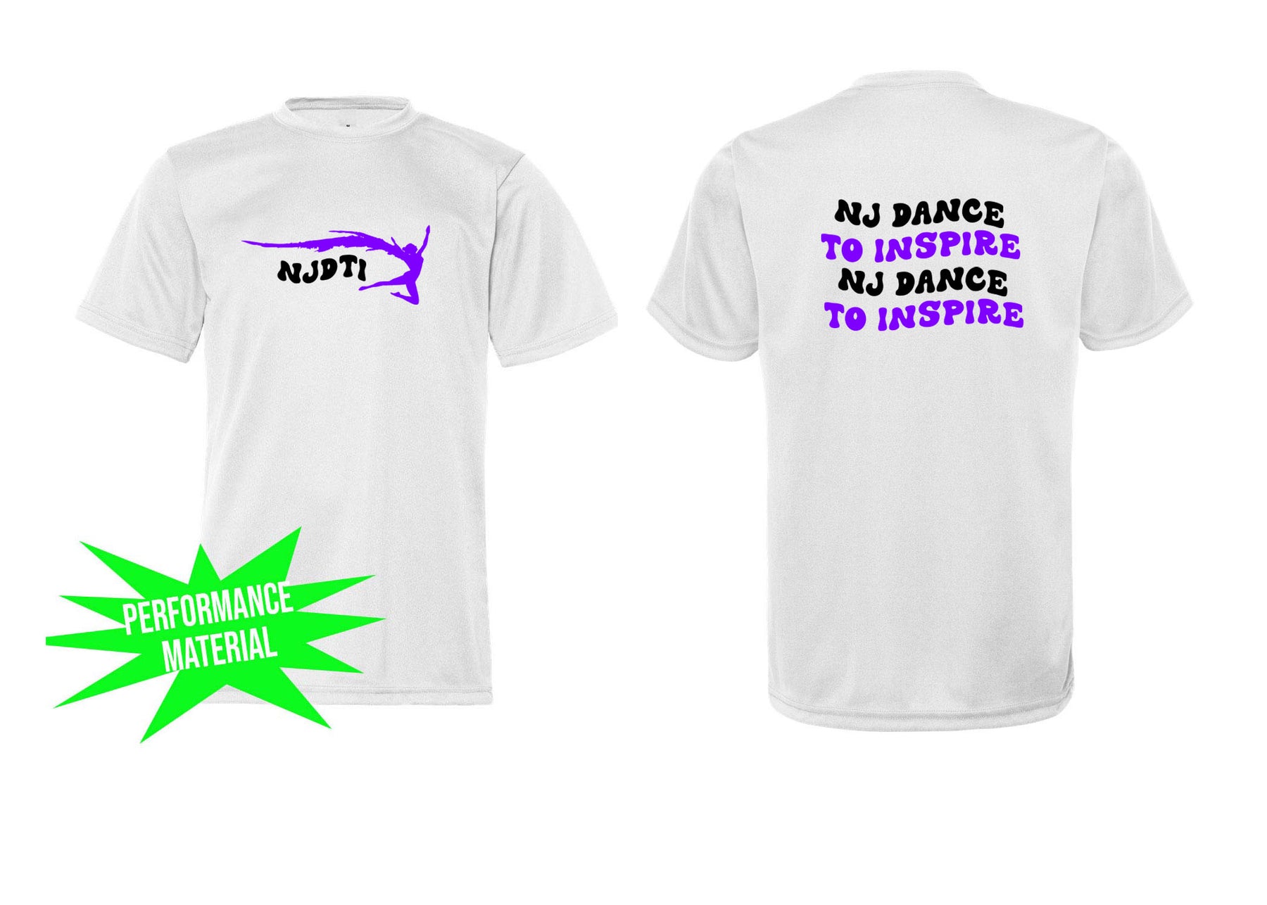 NJ Dance Performance Material Design 12 T-Shirt