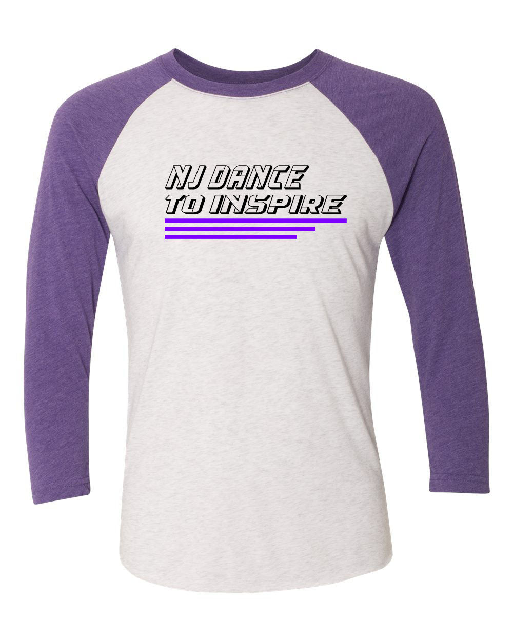 NJ Dance raglan shirt Design 13