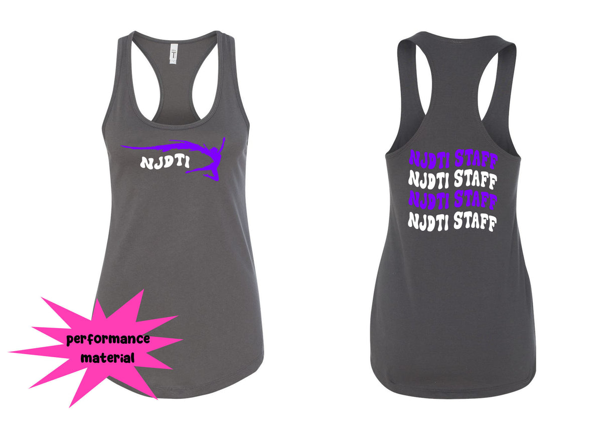 NJ Dance Performance Racerback Tank Top Design 15
