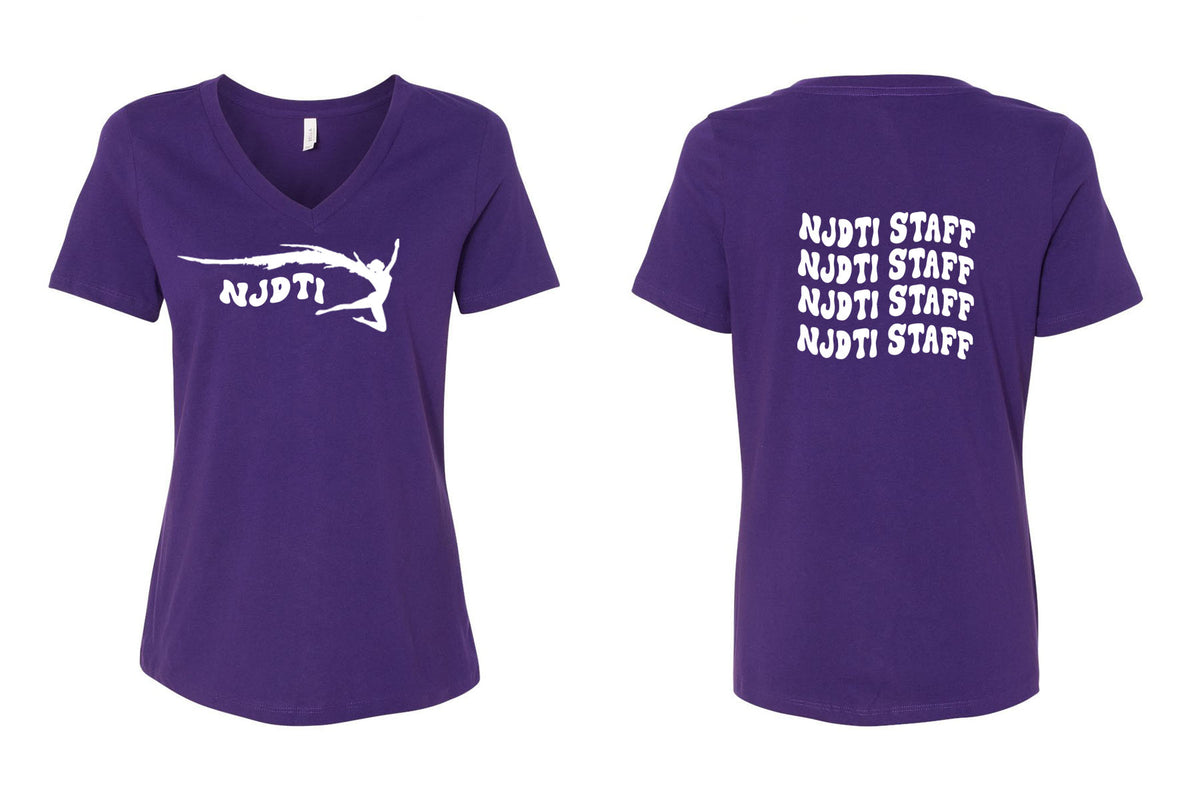 NJ Dance V-neck T-Shirt Design 15