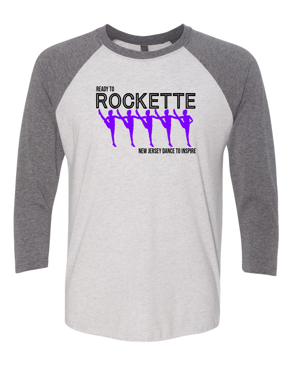NJ Dance raglan shirt Design 16