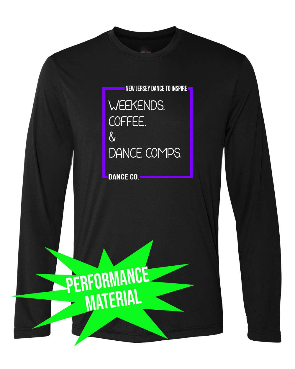 NJ Dance Performance Material Long Sleeve Shirt Design 17
