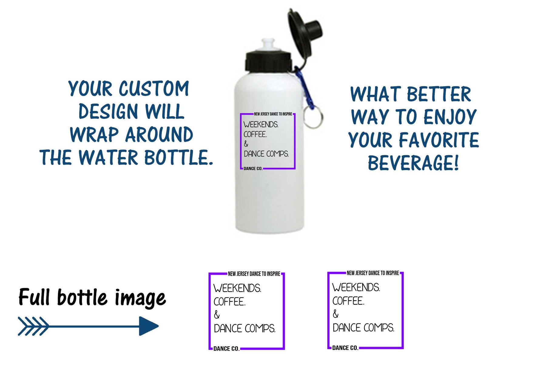 NJ Dance Water Bottle Design 17