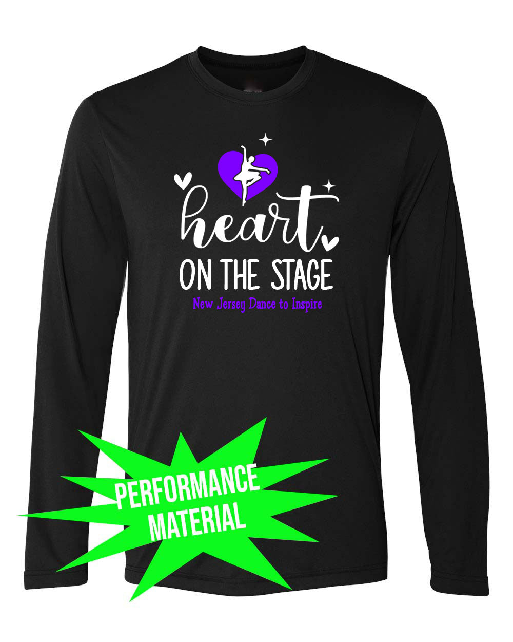 NJ Dance Performance Material Long Sleeve Shirt Design 22