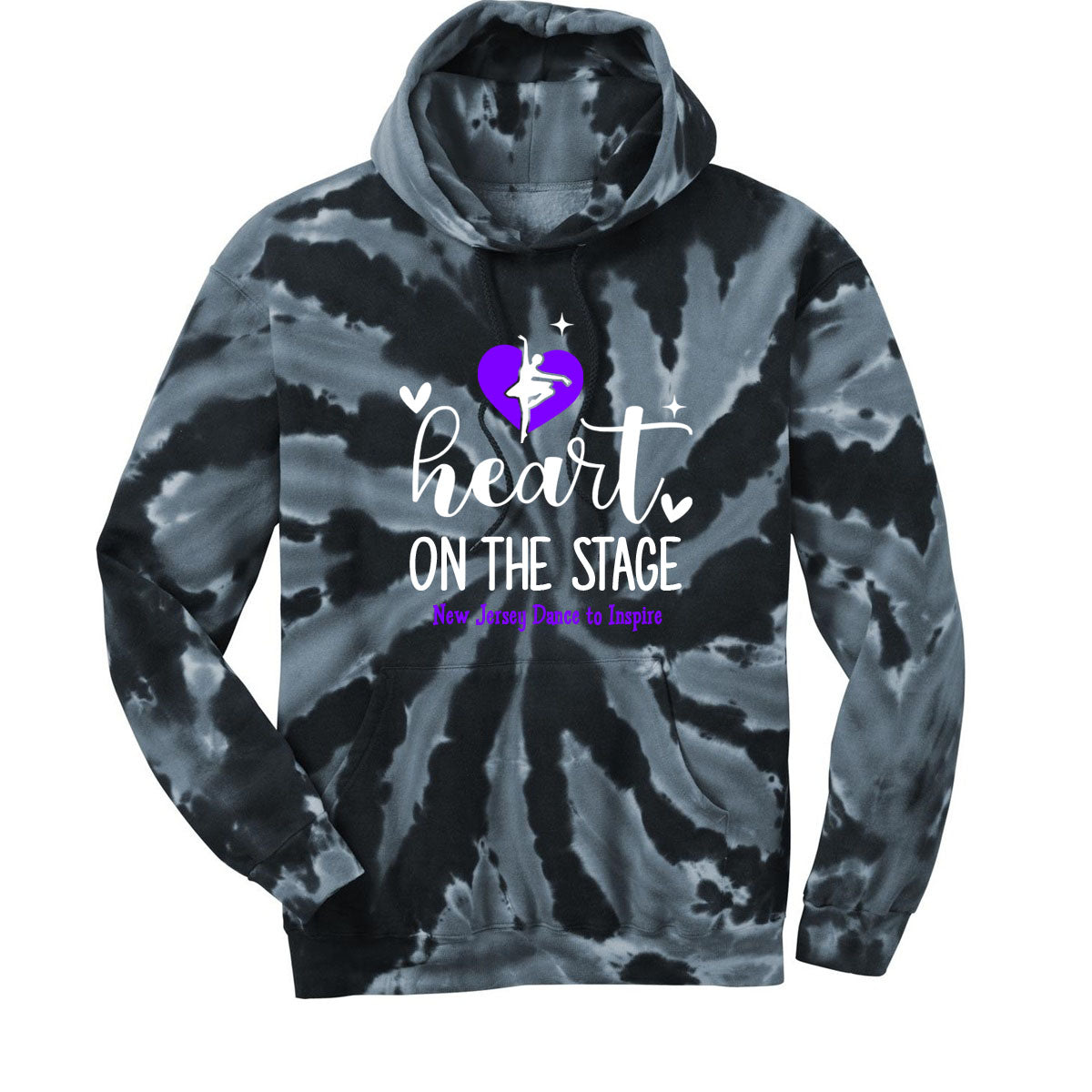 NJ Dance Tie-Dye Hooded Sweatshirt Design 22